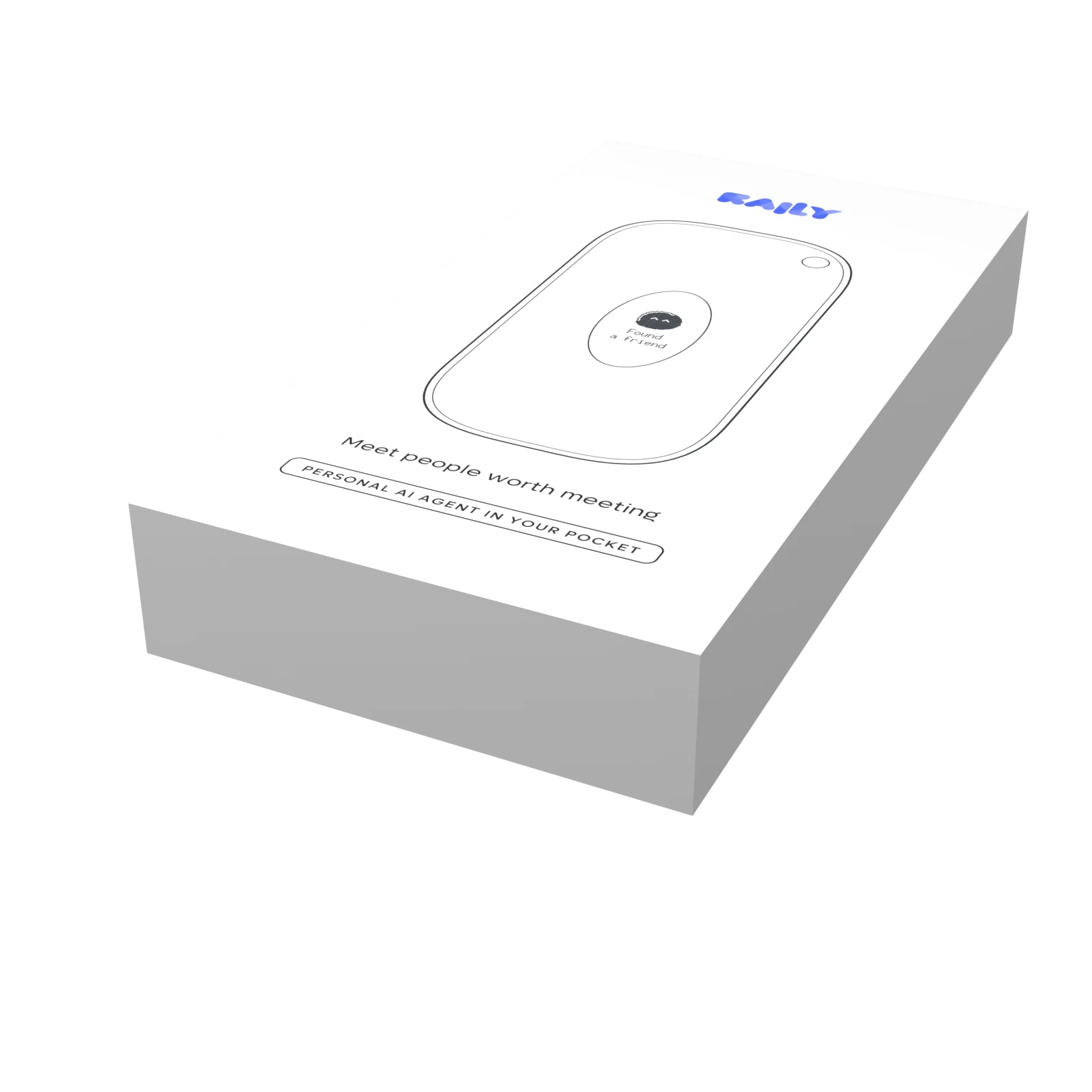 The Keyring Air box opening: lid, keyring and ring, tray, envelope with four cards, base